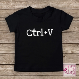 Koszulka dziecięca/Bodziak Ctrl + V do kompletu